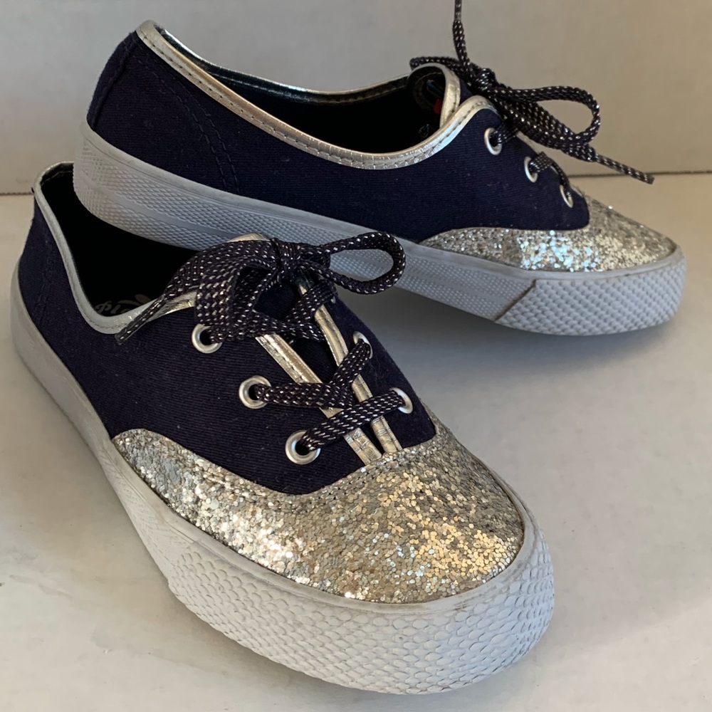 Children’s Place, Girls, Blue&Silver, Sz2, Sneaker